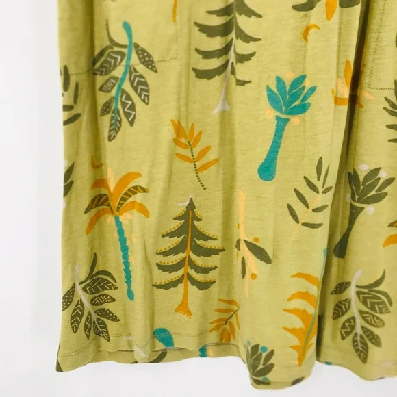 Gudrun Sjoden Organic Cotton Tree Print Dress Green Size Small - Picture 6 of 7